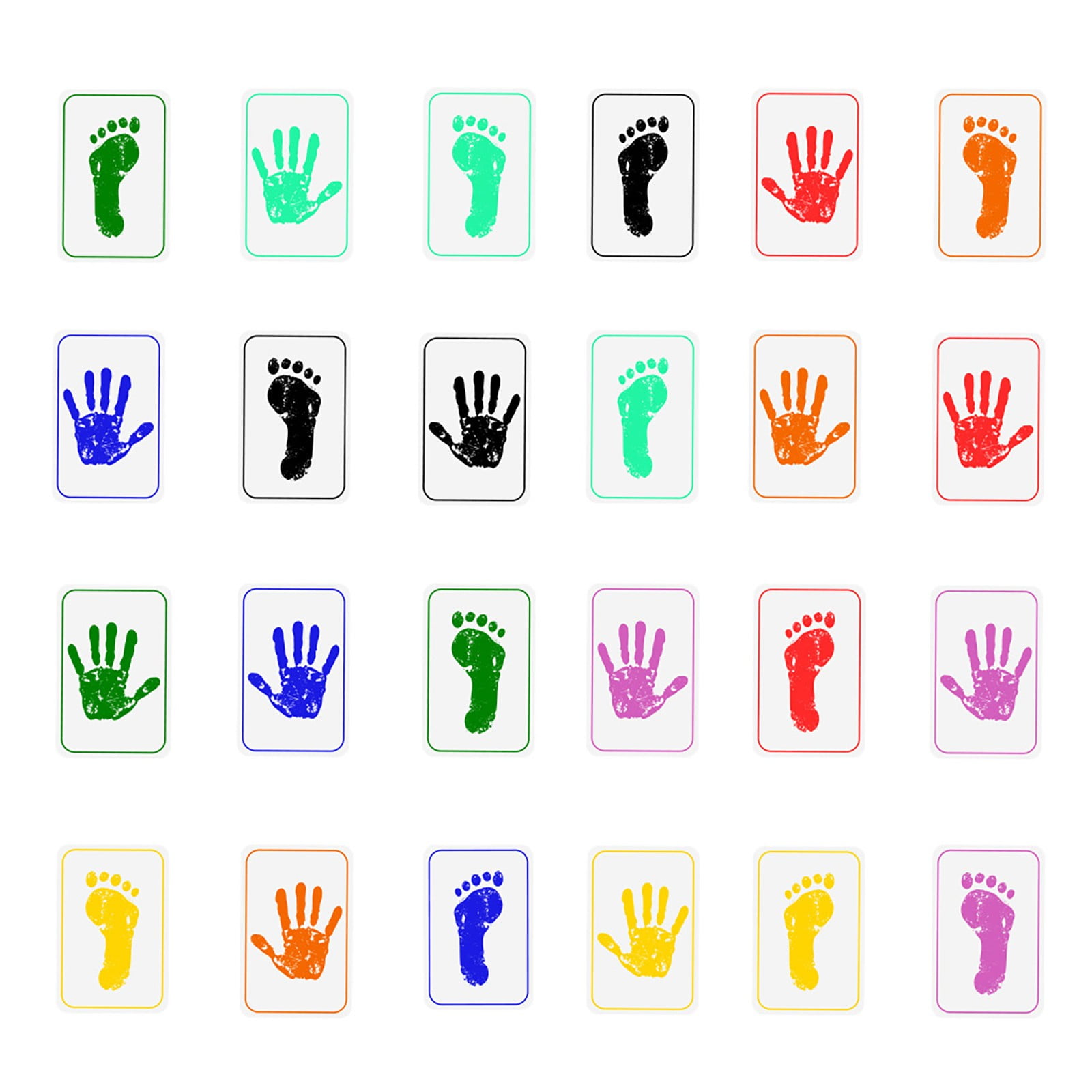 Jrocdr Long Jump Game Stickers Can Colored Hands And Feet Long Jump ...