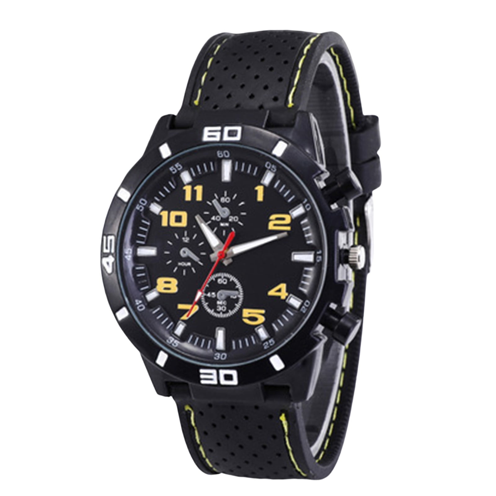 Jrocdr Men's Watch Frosted Leather Strap Suitable For Men's Student