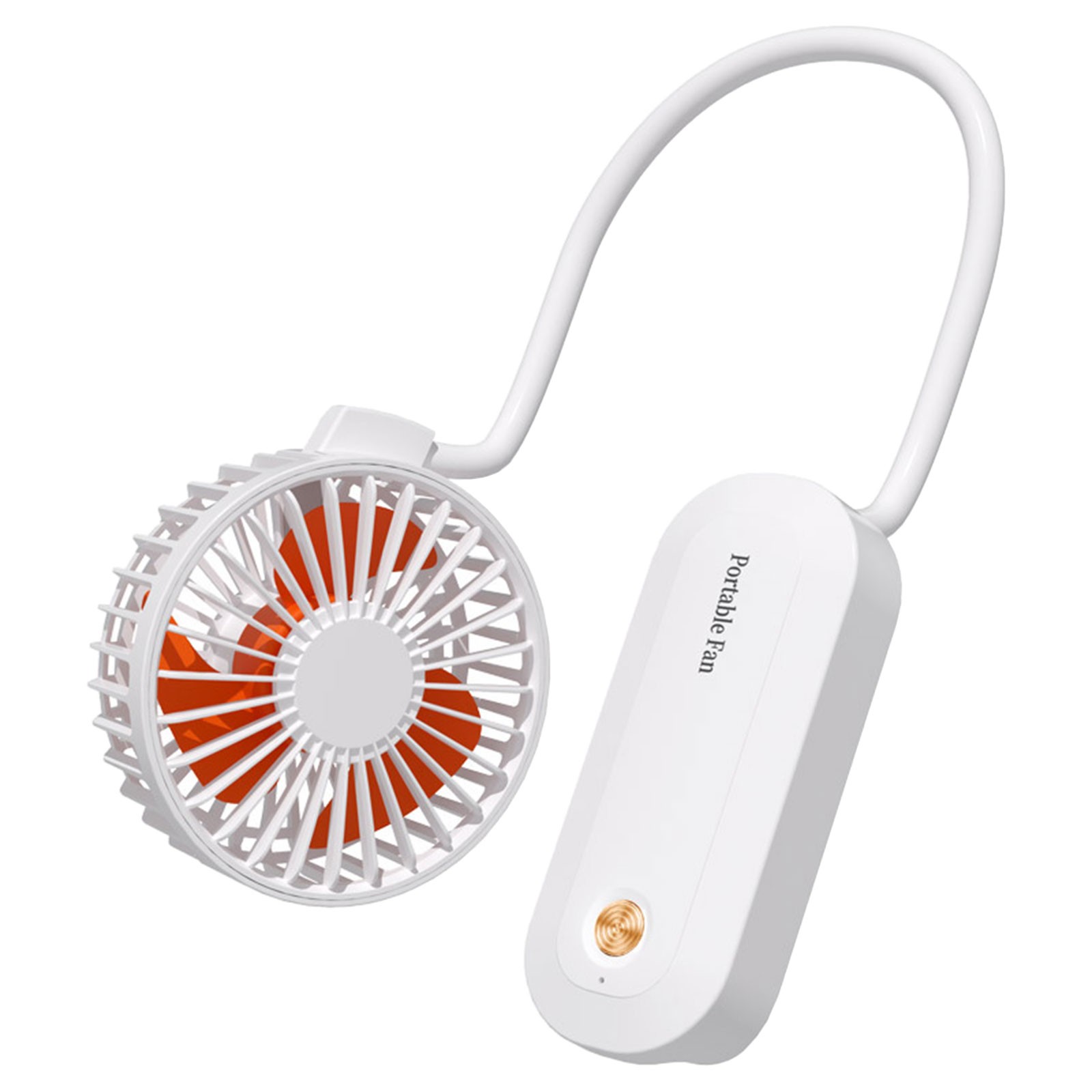 Jrocdr Mini Handheld Fan Portable Fan For Travel Stroller Rechargeable Handheld Neck Hanging