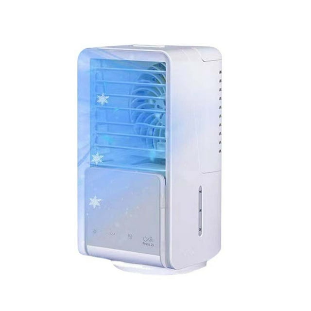 Jrocdr Mini Portable Outdoor USB Rechargeable Spray Fan Small Fan With