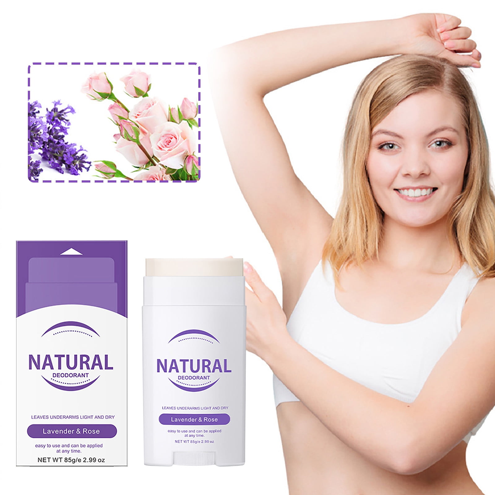 Jrocdr Natural Refreshing Underarm Fragrance Odor And Antiperspirant
