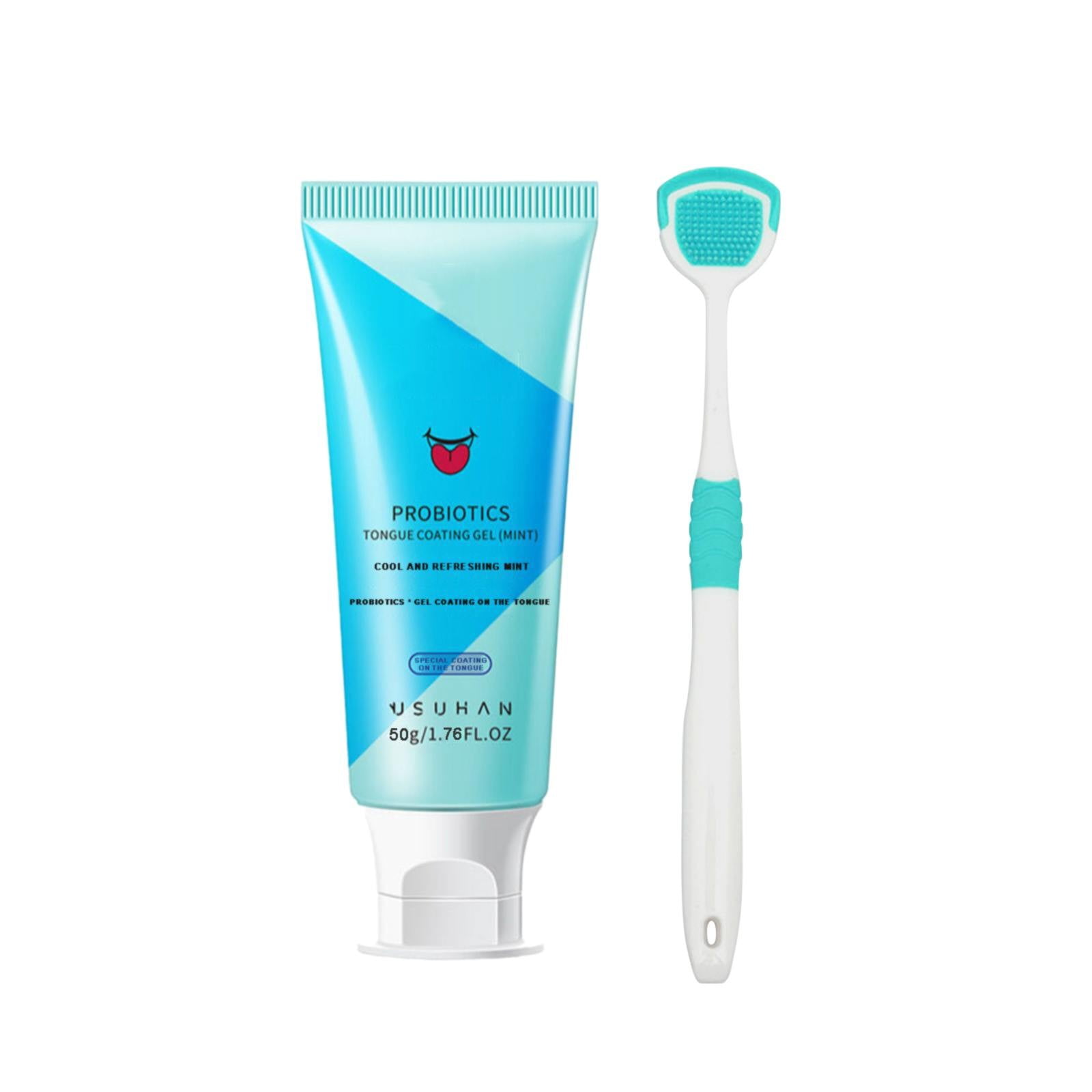 Jrocdr Oral Hygiene Brush And Tongue Cleansing Gel Day Tongue Cleaning