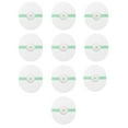 Jrocdr Oval 10 Pcs Libre Sensor Covers Transparent Patch Clear Face