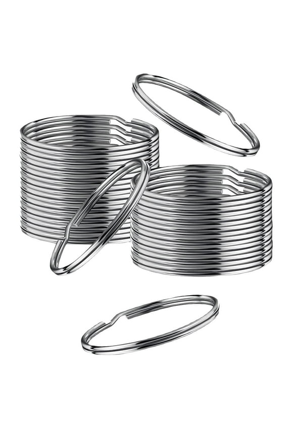 Pack Of 25 Keyrings Durable And Split Ring Keychains For Hanging Key Ornaments And More Screw Key Ring Purse Key Holder Hook Key Holder for Pants