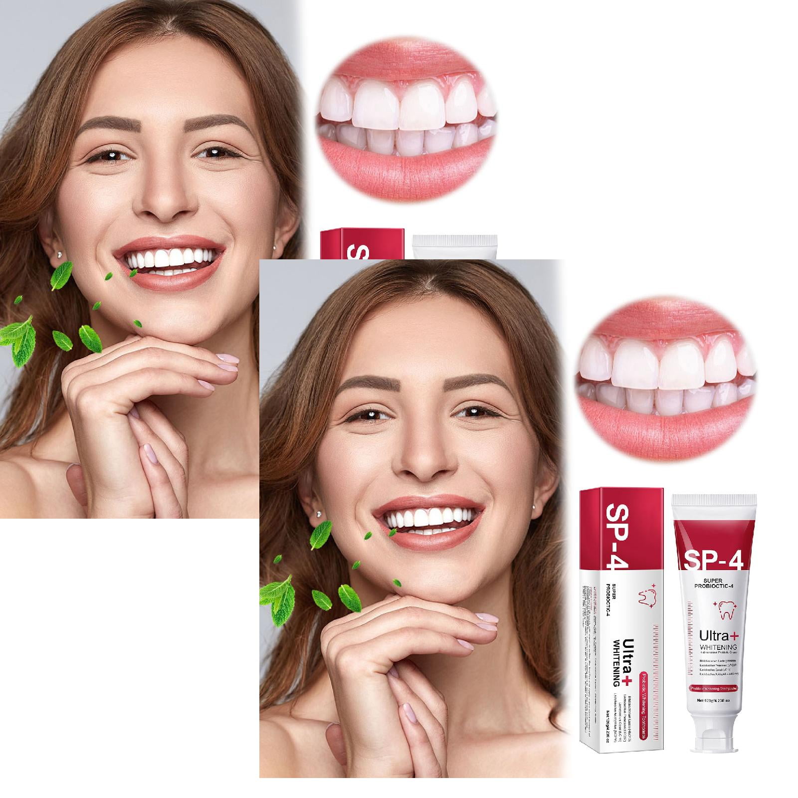 Jrocdr Probiotic Toothpaste To Yellowing Bad Breath Tooth Stains Stains