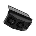 Jrocdr Solar Powered Car Window Windshield Auto Fan Auto Ventilator