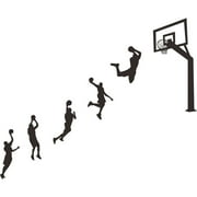 Jrocdr Sports Playing Bedroom Living Room Porch Home Wall Decoration Wall Sticker Sticker for Bathroom Bedroom Wall Decal Stickers for Women Cute Things for Girls Room