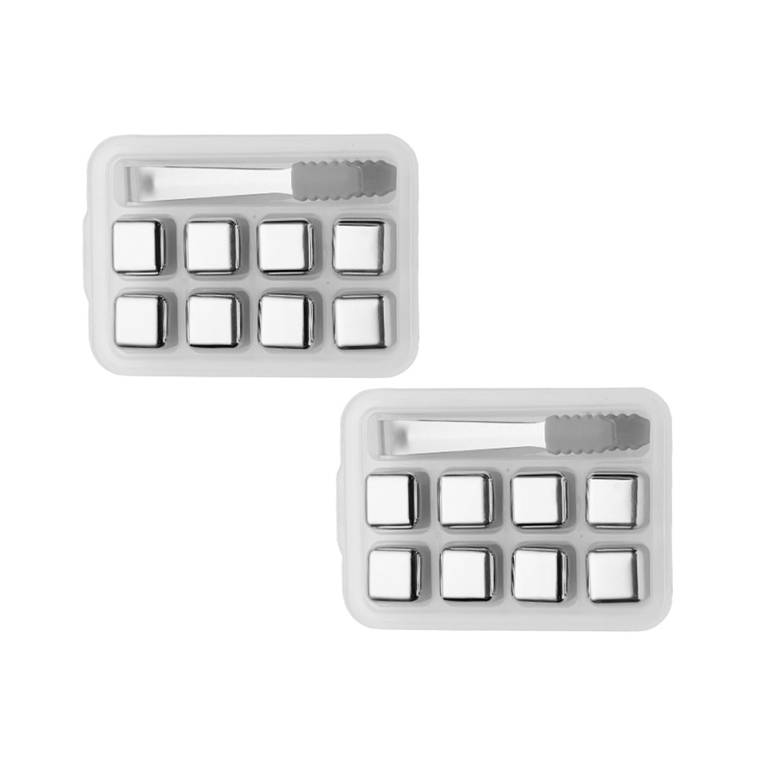 Jrocdr Stainless Steel Ice Cubes And Cold Stone Rocks Can Be Reused