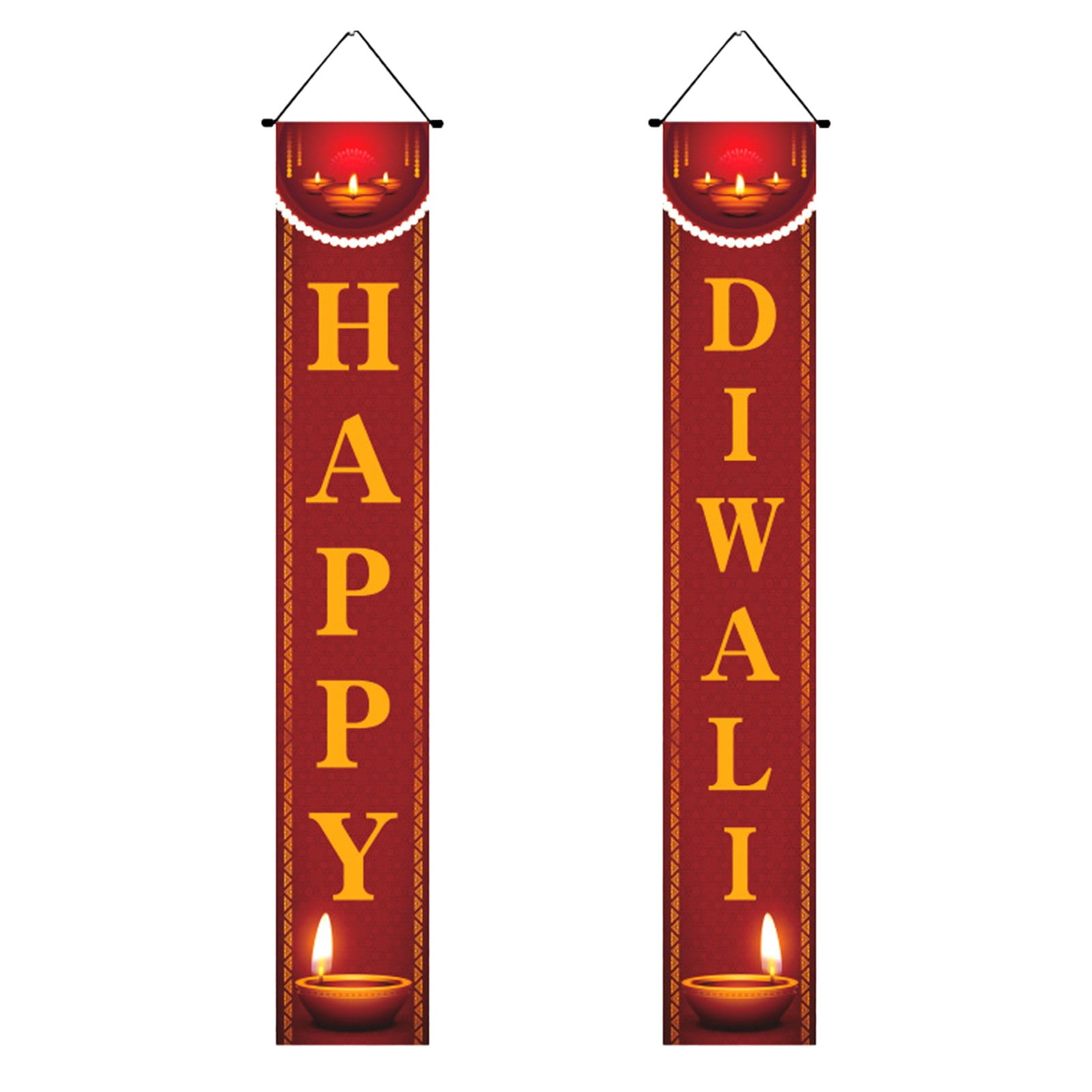 Jrocdr The Porch Of The Couplet Decorative Curtains And Banners Are