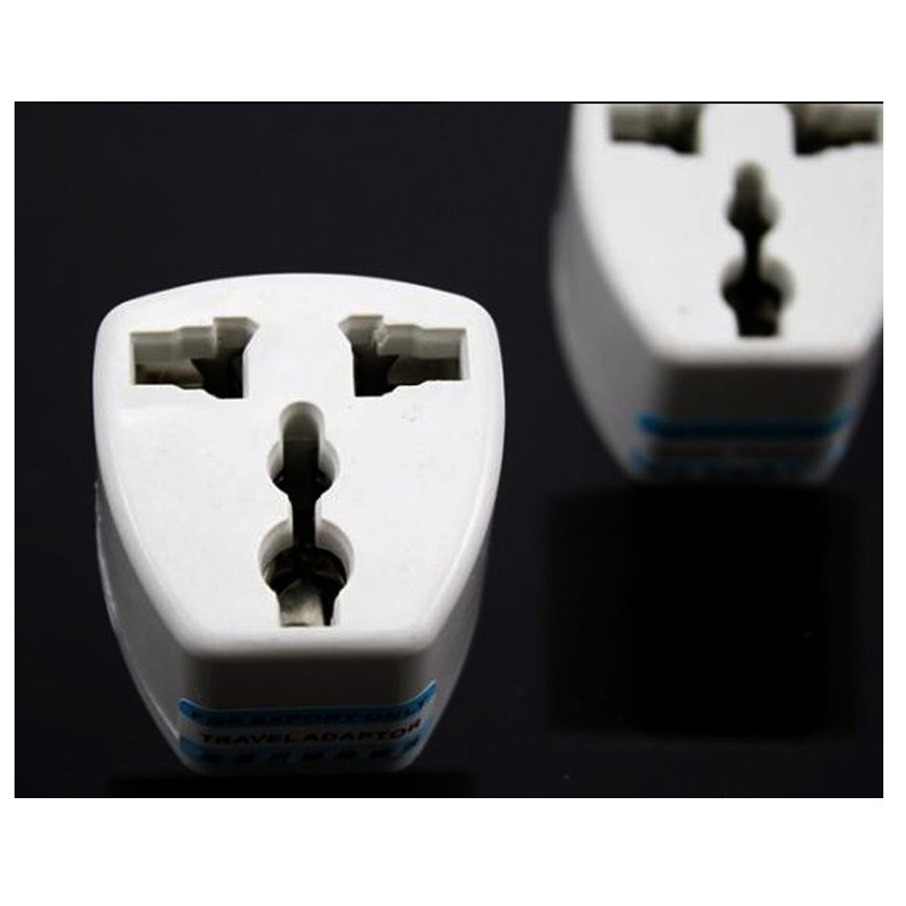 Jrocdr UK US EU Universal To Power Plug Adapter 3 Pin Converter 