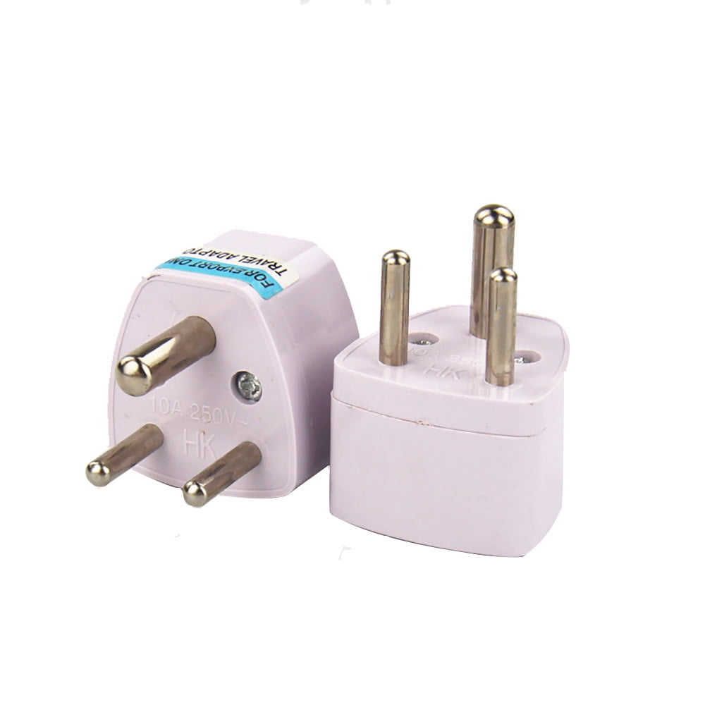 Jrocdr Universal UK/US/EU/ to Little South Africa 3 pin Travel Power