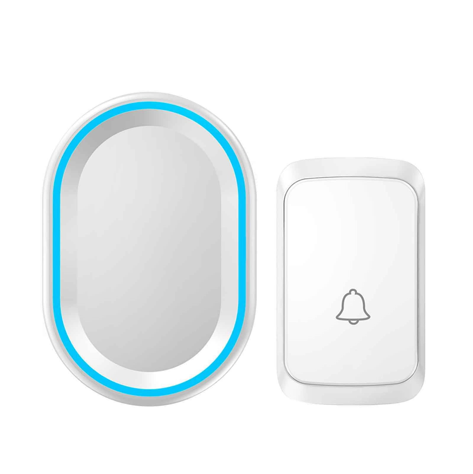 Jrocdr Wireless Doorbell Expandable Doorbell Chime Operating At 1000