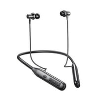 Jrocdr Wireless Earbuds, Bluetooth Headset Wireless Earphones Computer Headphones with Microphone Wireless Ear Buds Blu Tooth Compatible for Android, Black Noise Cancelling Pc Microphone