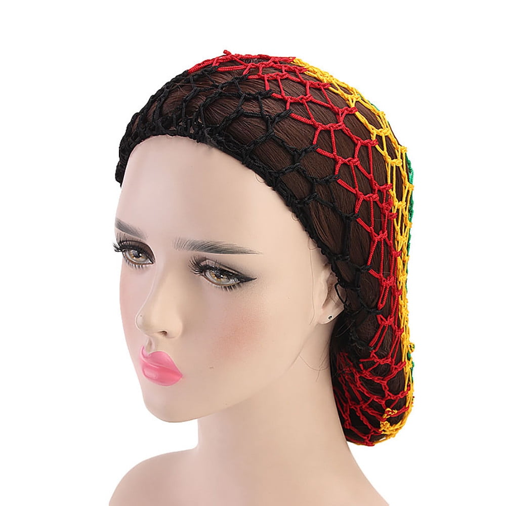 Jrocdr Women Hand Crochet Hair Woven Hair Net Hair Cap Night Sleep Cap