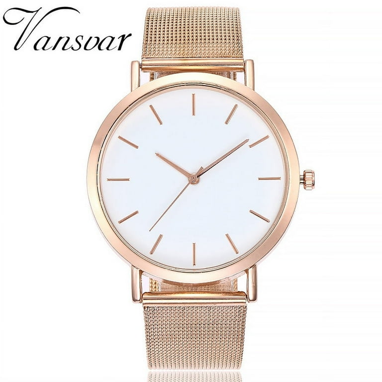 Jrocdr Women s Watches Under 20 Minimalist Quartz Watch Minimalist Basic Watch Girl Watch Girls Watch Rose Gold Smart for Women Watch and Bracelet