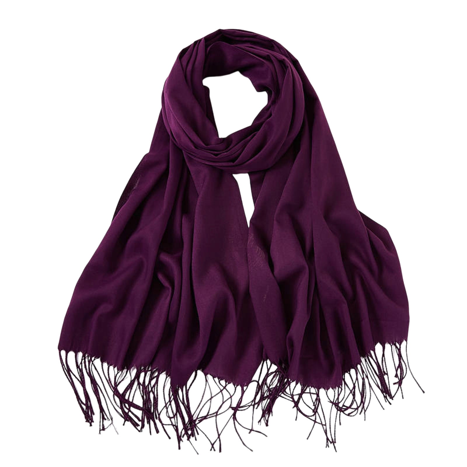 Jrocdr Womens Large Soft Feel Pashmina Shawls Wraps Scarf Bungee Cord