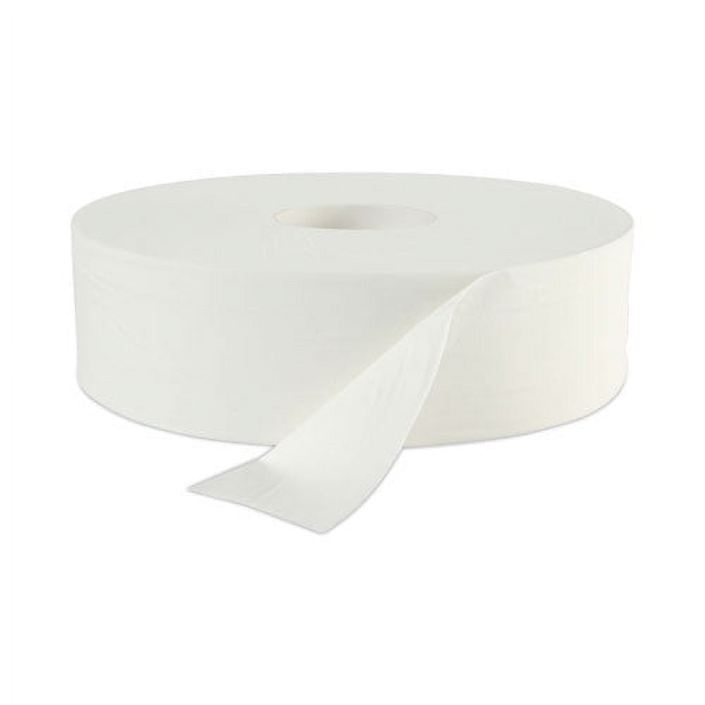Jrt Bath Tissue, Jumbo, Septic Safe, 2-Ply, White, 3.5" X 2000 Ft, 6 Rolls/carton | Bundle of 2 Cartons