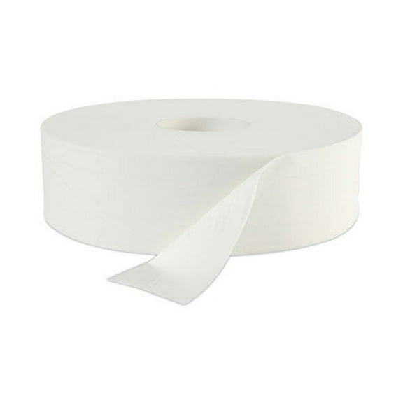 Boardwalk JRT Bath Tissue Jumbo Septic Safe 2-Ply White 6 Rolls/Carton 6102B