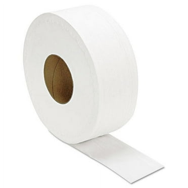 Jrt Jumbo Bath Tissue, Septic Safe, 2-Ply, White, 3.3" X 1,000 Ft, 12 Rolls/carton | Bundle of 2 Cartons