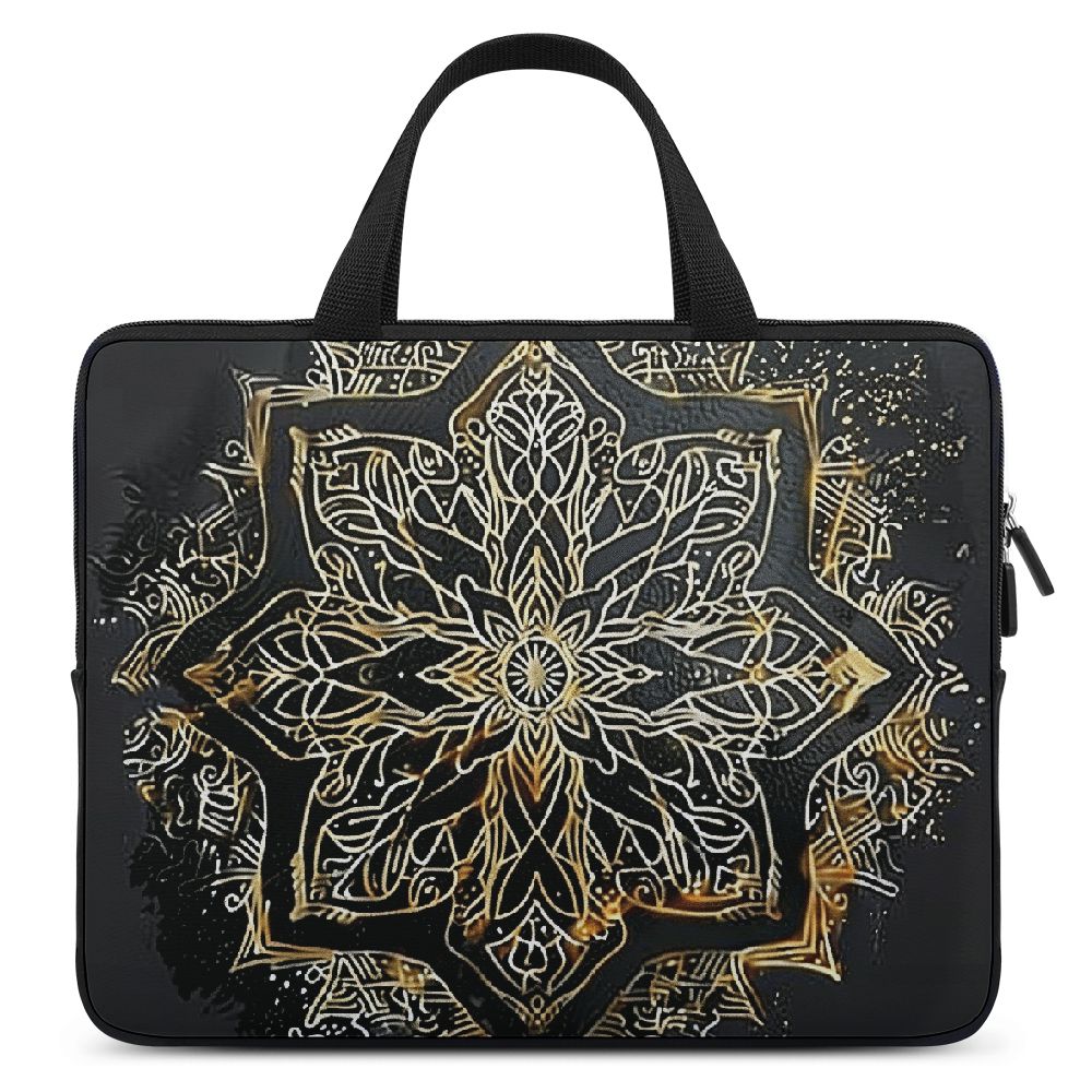 Jrxy Digital Art Soft Laptop Bag Diving Fabric Travel Case with Waterproof Neoprene Cover 15inch