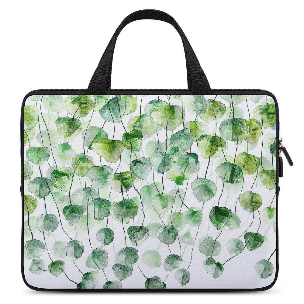 Jrxy Foliage Lace Laptop Handle Bag Diving Fabric Computer Protect Case Sleeve Carrying Bag 13inch
