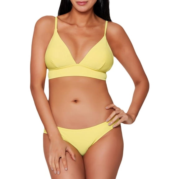 Js Jessica Simpson Womens Side Shirred Hipster Swimsuit Bottom