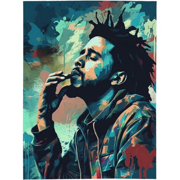 Js Music Coles Flannel Blanket Air Conditioning Blanket Nap Blanket Sofa Throw Blanket Throw Blankets 80"X60"