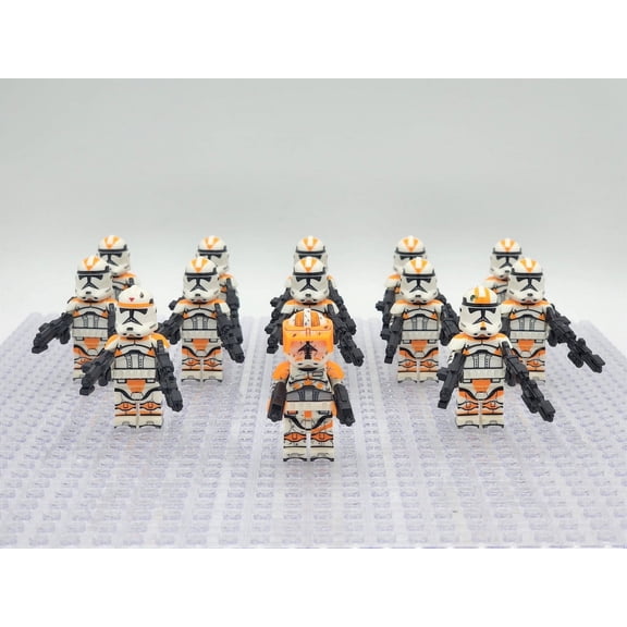 Star Wars Commander Cody Waxer and Boil 212th Attack Battalion Custom Armored Clone Troopers Set