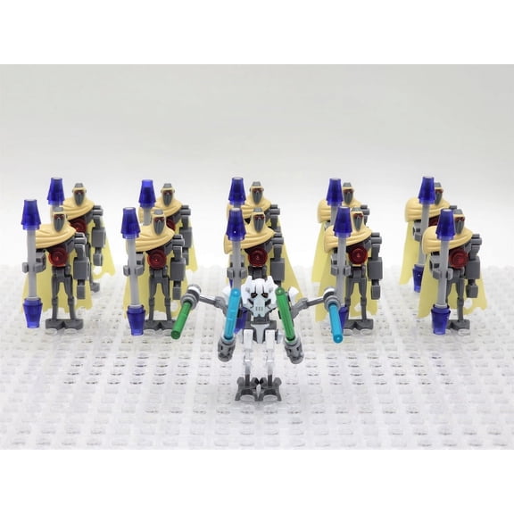 JsLTCustoms Star Wars General Grievous Mangaguards IG-100 Bodyguard Droids Custom Set 11pcs