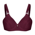 thumbnail image 1 of Jsaierl Bras for Women No Wire Lift T-shirt Bras Seamless Sexy Bralettes Flexed Fit Everyday Full Figure Bras, 1 of 4