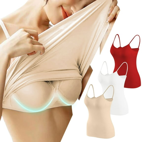 Jsaierl Bras for Women Plus Size Push Up T-shirt Bras Cotton Padded Bralettes Stretch Breathable Full Figure Bras 3 Packs