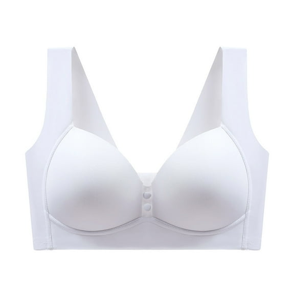 Jsaierl Bras for Women Plus Size Support T-shirt Bras Cotton Full Coverage Bralettes Stretch Breathable Full Figure Bras