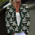 thumbnail image 1 of Jsaierl Christmas Cardigan for Women Warm Open Front Comfy Knit Ugly Sweaters Fashion Outfits Long Sleeves Sweater Jacket, 1 of 3