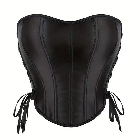 Jsaierl Corset Tops for Women Tummy Control Sleeveless Gothic Renaissance Corset Push Up Corset Lingerie Going Out Bustier Shapewear