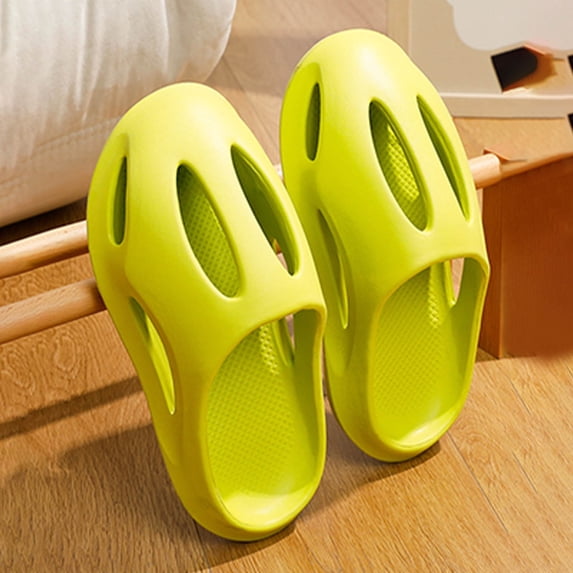 Jsaierl Funny Slippers for Women, Flat Shoes Ladies Beach Sandals Summer Non-Slip Causal Slippers Size 10.5
