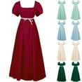 thumbnail image 1 of Jsaierl Halloween Costumes Women Retro Medieval Victorian Goth Plus Size Dresses Adult Costumes Princess 1800s Ball Gown Renaissance Dress, 1 of 10