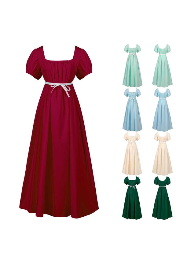 Halloween Costumes Women Retro Medieval Victorian Goth Plus Size Dresses Adult Costumes Princess 1800s Ball Gown Renaissance Dress