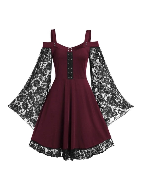 Halloween Costumes Women Retro Medieval Victorian Gothic Maxi Dresses Cosplay Peasant Steampunk Ball Gown Renaissance Dress