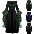 thumbnail image 1 of Jsaierl Halloween Costumes for Women Plus Size Retro Renaissance Dresses Gothic Irish Costumes Princess Ball Gown Dresses, 1 of 6