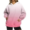 thumbnail image 1 of Jsaierl Hoodies for Women Plus Size Gradient Graphic Hooded Sweatshirts Lightweight Pullover Trendy Long Sleeve Top Hoodie Fall Fashion 2024, 1 of 4