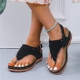 thumbnail image 1 of Jsaierl Orthopedic Sandals for Women Dressy Summer Clip Toe Sandals Comfy Arch Support Sandals Fashionable Breathable Sandal Size 8, 1 of 8