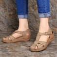 thumbnail image 1 of Jsaierl Orthopedic Sandals for Women Dressy Summer Close Toe Sandals Comfortable Arch Support Sandals Trendy Beach Sandal Size 8.5, 1 of 3