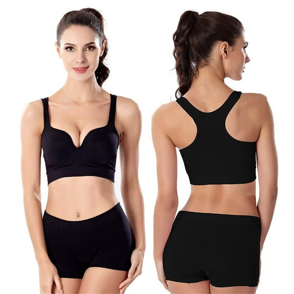 Jsaierl Sports Bras for Women High Impact Support Underwire Bra Seamless Breathable Bralettes Shapewear Yoga Workout Bras