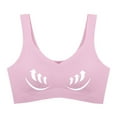 thumbnail image 1 of Jsaierl Sports Bras for Women No Wire Yoga Workout T-shirt Bra Seamless Full Coverage Bralettes Stretch Lift Sports Bras, 1 of 3