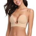 thumbnail image 1 of Jsaierl Sticky Bras for Women Push Up Invisible Underwire Bra Backless Comfy Nipple Covers Flex Fit Wedding Sticky Bras, 1 of 9