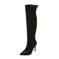 thumbnail image 1 of Jsaierl Thigh High Boots for Womens Over The Knee Heels Long Sexy Pointed Toe Boots Stretch Long Fall Y2K Gogo Boots Fashion Comfy Sexy Stiletto High Heel Boots, 1 of 5
