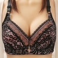 thumbnail image 1 of Jsaierl Women's Bras Plus Size Push Up Underwire Bra Seamless Comfortable Bralettes Elegant Full Figure T-Shirt Bras, 1 of 5