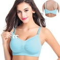 thumbnail image 1 of Jsaierl Women's Bras Plus Size Support T-shirt Bras Seamless Full Coverage Bralettes Stretch Breathable Front Closure Full Figure Bras Nuring Bra, 1 of 6
