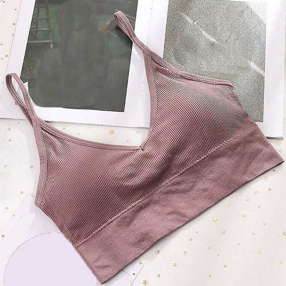 Jsaierl Women's Bras Wireless Push Up T-shirt Bras Seamless Sexy Bralettes Cozy Breathable Full Figure Bras