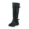 thumbnail image 1 of Jsaierl Women's Chunky Low Heels Boots Knee High Boots Trendy Pull On Fall Winter Snow Zip Up Chunky Heels Knee High Boots Round Toe Cozy Boots for Women, 1 of 5